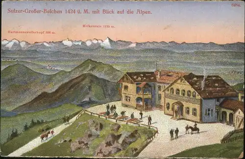 AK / Ansichtskarte Sulzer Grosser Belchen panorama
Alpenblick