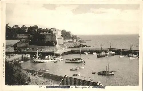 Le Palais Morbihan Le port bateau Kat. Belle Ile en Mer Atlantique