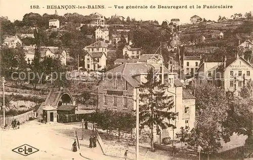 Besancon les Bains Gesamtansicht  Kat. Besancon Doubs