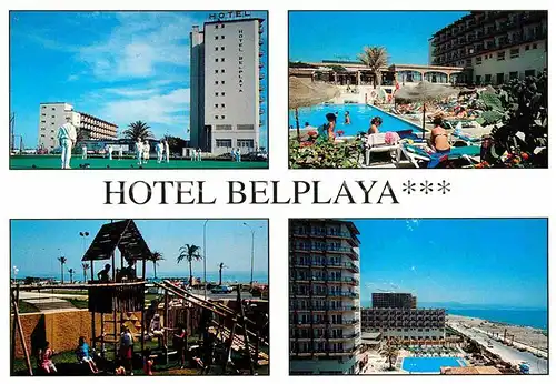 Torremolinos Hotel Belplaya Swimming Pool Kinderspielplatz Kat. Malaga Costa del Sol