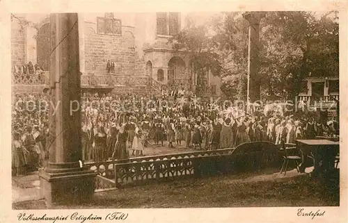 oetigheim Volksschauspiel Wilhelm Tell Erntefest Kat. oetigheim