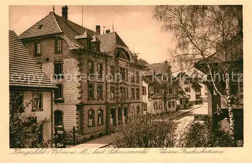 Koenigsfeld Schwarzwald Untere Friedrichstrasse Kat. Koenigsfeld im Schwarzwald