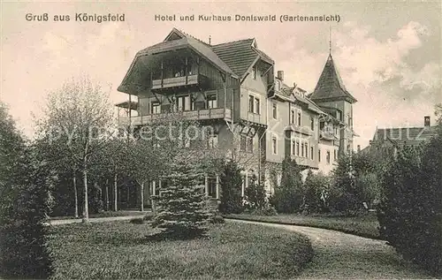 Koenigsfeld Schwarzwald Hotel Kurhaus Doniswald Kat. Koenigsfeld im Schwarzwald