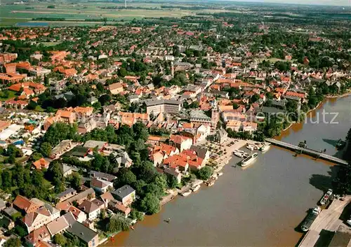 AK / Ansichtskarte Leer Ostfriesland Fliegeraufnahme Kat. Leer (Ostfriesland)