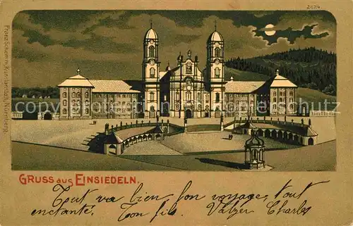 AK / Ansichtskarte Einsiedeln SZ Kloster Kat. Einsiedeln