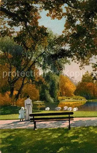 AK / Ansichtskarte Verlag Photochromie Nr. 2579 Serie 133 Dresden Grosser Garten im Herbst  Kat. Verlage