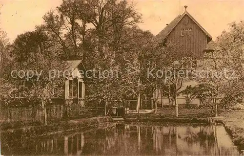 AK / Ansichtskarte Dresden Fischhaus im Albert Park Dresdener Heide Kat. Dresden Elbe