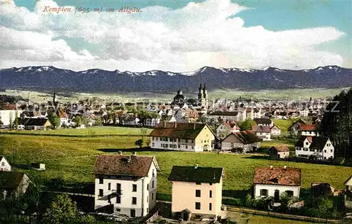 AK / Ansichtskarte Kempten Allgaeu Panorama Kat. Kempten (Allgaeu)