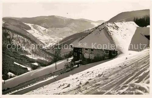 AK / Ansichtskarte Furtwangen Winteridyll im Schwarzwald Kat. Furtwangen im Schwarzwald