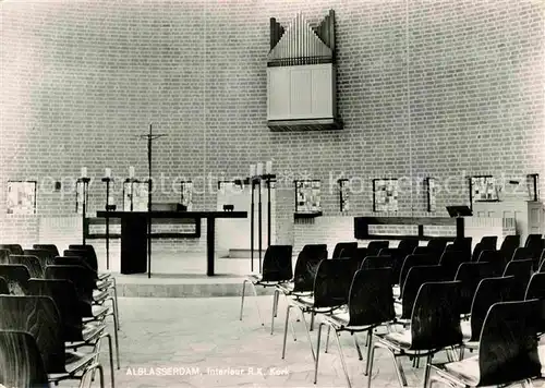 AK / Ansichtskarte Alblasserdam Kerk Interieur