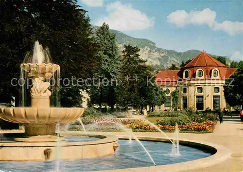 AK / Ansichtskarte Bad Reichenhall Brunnepartie Kurhaus Kat. Bad Reichenhall