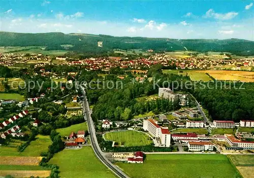 AK / Ansichtskarte Bad Driburg Sanatorium Berlin Sanatorium Rosenberg Eggegebirge am Teutoburger Wald Fliegeraufnahme Kat. Bad Driburg