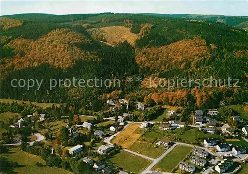 AK / Ansichtskarte Willingen Sauerland Wintersportplatz Heilklimatischer Kurort Fliegeraufnahme Kat. Willingen (Upland)