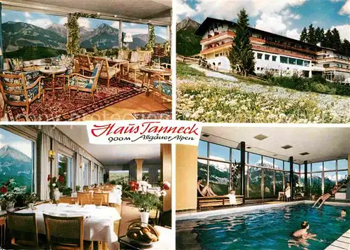 AK / Ansichtskarte Fischen Allgaeu Hotel Haus Tanneck Kat. Fischen i.Allgaeu