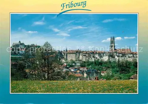 AK / Ansichtskarte Fribourg FR Panorama Kat. Fribourg FR