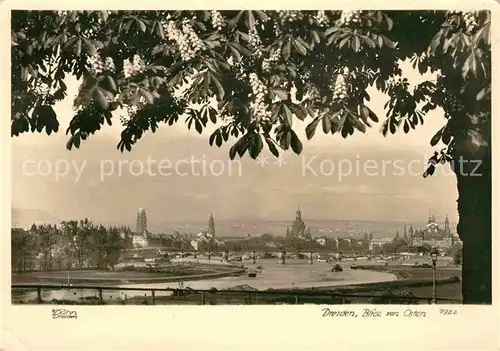 AK / Ansichtskarte Foto Hahn Nr. 7922 Dresden Blick von Osten  Kat. Fotografie