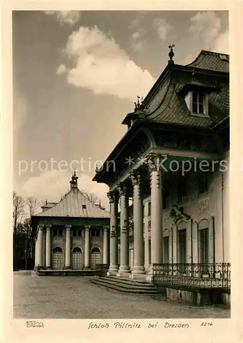 AK / Ansichtskarte Foto Hahn Nr. 5214 Schloss Pillnitz Dresden  Kat. Fotografie