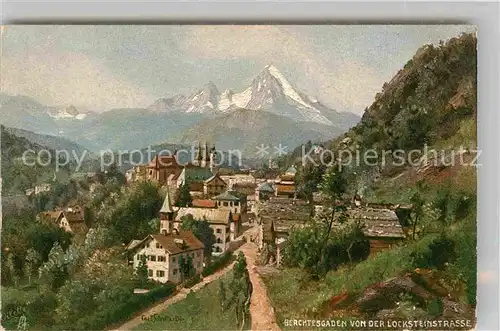 AK / Ansichtskarte Verlag Tucks Oilette Nr. 688 B Berchtesgaden von der Locksteinstrasse  Kat. Verlage