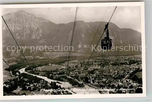 AK / Ansichtskarte Seilbahn Predigtstuhl Bad Reichenhall Staufen  Kat. Bahnen