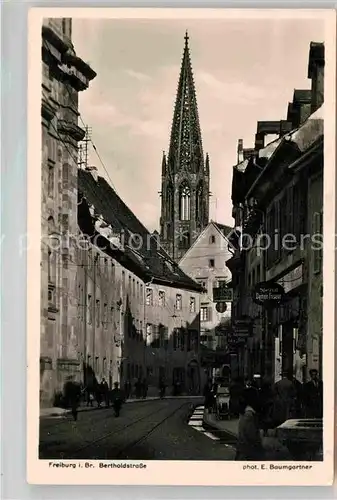 AK / Ansichtskarte Foto Baumgartner E. Nr. 1838 Freiburg im Breisgau Bertholdstrasse  Kat. Fotografie