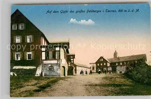 AK / Ansichtskarte Grosser Feldberg Taunus Gipfelhaeuser Kat. Schmitten