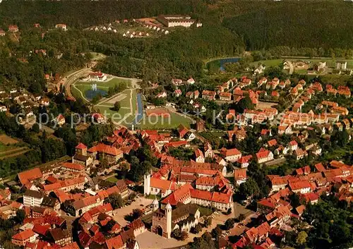 AK / Ansichtskarte Bad Gandersheim Fliegeraufnahme Kat. Bad Gandersheim