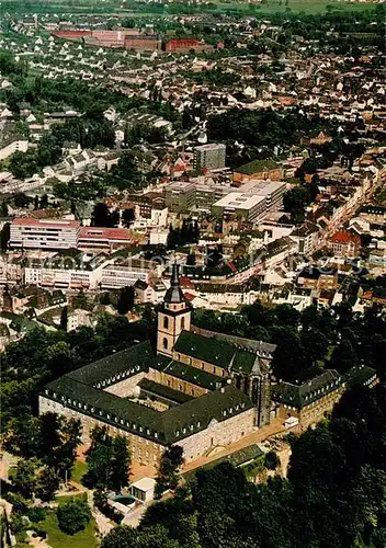 AK / Ansichtskarte Siegburg Fliegeraufnahme Benediktinerabtei St Michael Kat. Siegburg