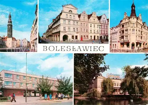 AK / Ansichtskarte Boleslawiec Bunzlau Rynek Hotel Piast Restauracja Centralna Kat. Boleslawiec