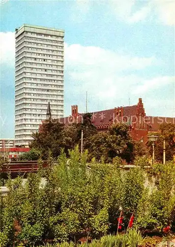 AK / Ansichtskarte Frankfurt Oder Hochhaus am Platz der Republik Jugendtouristenhotel Kat. Frankfurt Oder