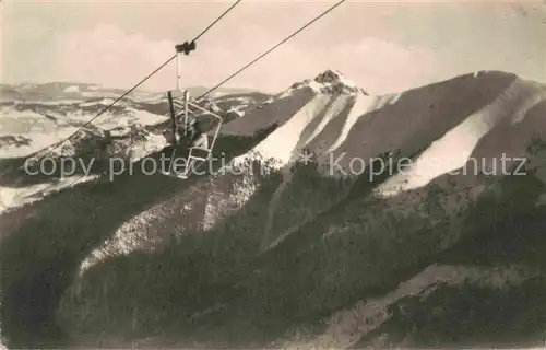 AK / Ansichtskarte Sessellift Mala Fatra Sedackovy vytah Vratna Chleb  Kat. Bahnen