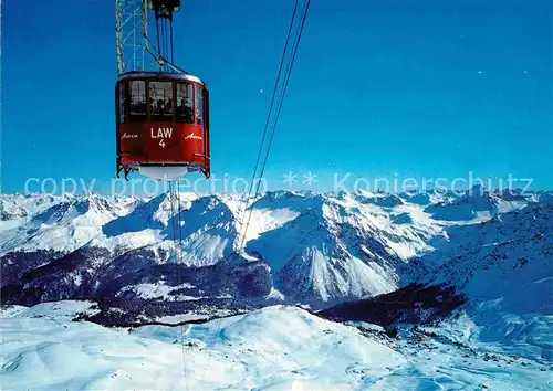 AK / Ansichtskarte Seilbahn Arosa Weisshorn  Kat. Bahnen