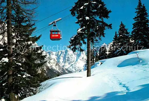 AK / Ansichtskarte Seilbahn Kandersteg Stockbahn Sackhorn Hockenhorn  Kat. Bahnen