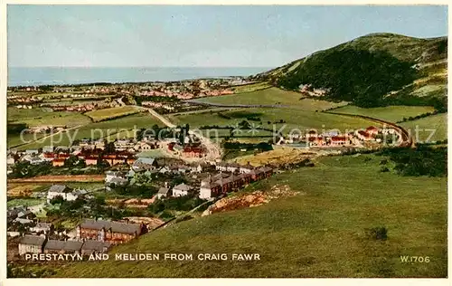 AK / Ansichtskarte Prestatyn Meliden from Craig Fawr Kat. Denbighshire