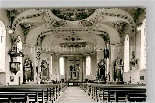 AK / Ansichtskarte Simmerberg Weiler inneres der Katholischen Kirche Kat. Weiler Simmerberg