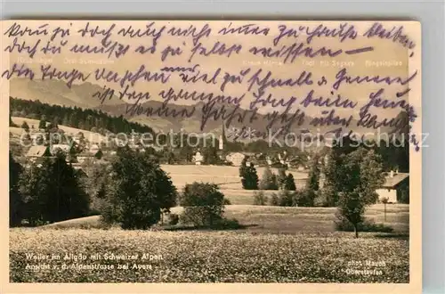 AK / Ansichtskarte Simmerberg Weiler Panorama  Kat. Weiler Simmerberg