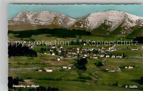 AK / Ansichtskarte Simmerberg Panorama  Kat. Weiler Simmerberg