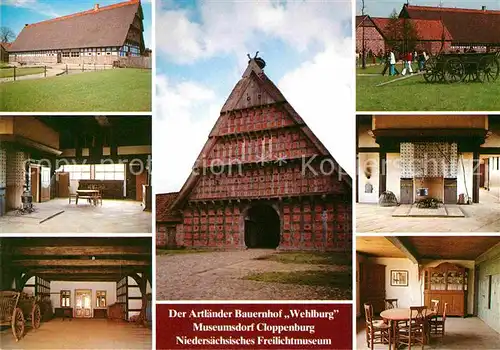 AK / Ansichtskarte Cloppenburg Museumsdorf Artlaender Bauernhof Wehlburg Freilichtmuseum Kat. Cloppenburg