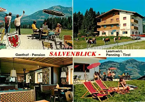 AK / Ansichtskarte Penning Hopfgarten Gasthof Pension Salvenblick Leamwirt