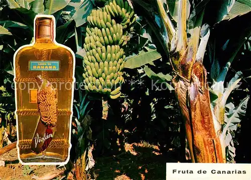 AK / Ansichtskarte Bananen Licor de Banana Gran Canaria Kat. Pflanzen