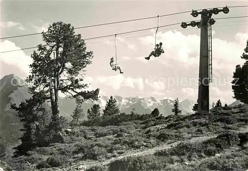 AK / Ansichtskarte Sessellift Penkenlift Mayrhofen Zillertal Hauptkamm Moesele Ingent  Kat. Bahnen