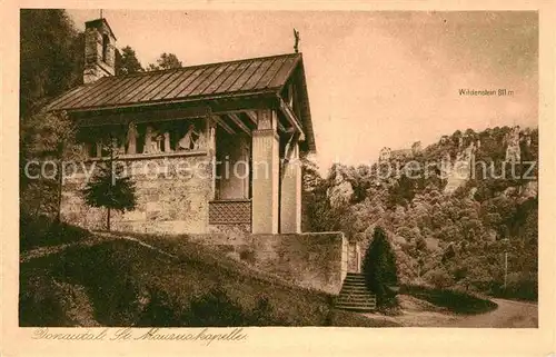 AK / Ansichtskarte Donautal Kapelle St Maurus mit Schloss Wildenstein Kat. Ulm