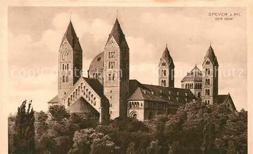 AK / Ansichtskarte Speyer Rhein Dom Kat. Speyer