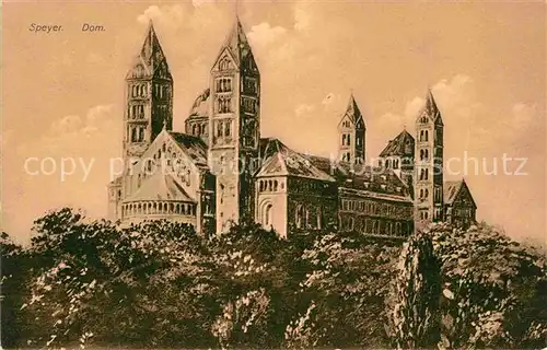 AK / Ansichtskarte Speyer Rhein Dom Kat. Speyer