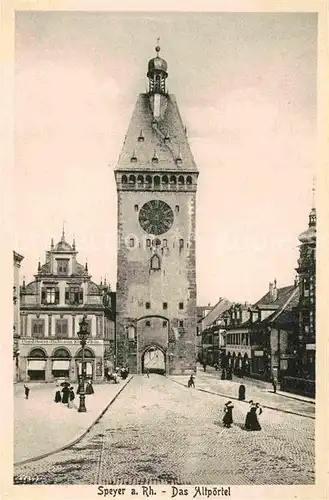 AK / Ansichtskarte Speyer Rhein Altpoertel Kat. Speyer