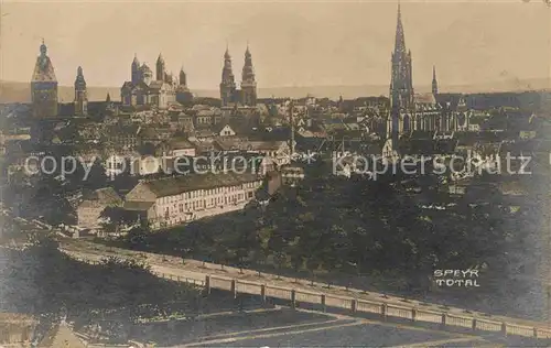 AK / Ansichtskarte Speyer Rhein Panorama  Kat. Speyer