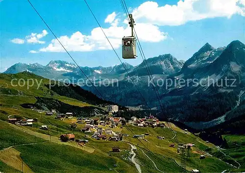 AK / Ansichtskarte Seilbahn Hoernli Inner Arosa  Kat. Bahnen