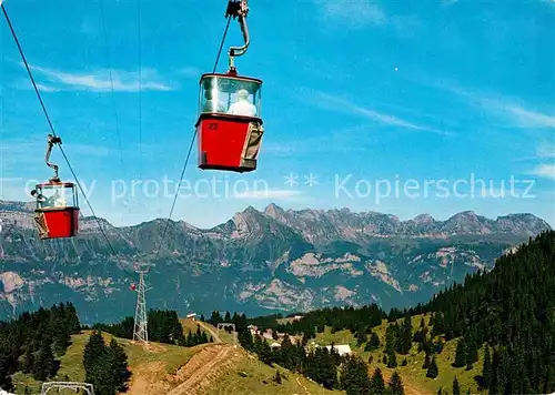 AK / Ansichtskarte Seilbahn Tannenbodenalp Maschgachamm Obersaess Sichelchamm Kat. Bahnen