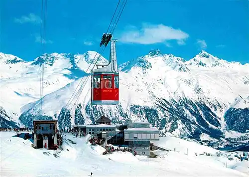 AK / Ansichtskarte Seilbahn Restaurant Corviglia St. Moritz Kat. Bahnen