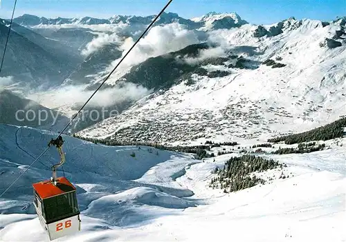 AK / Ansichtskarte Seilbahn Verbier Valais  Kat. Bahnen