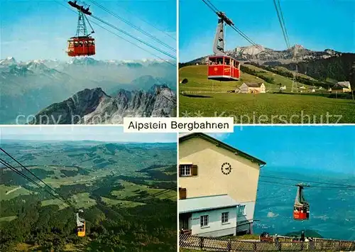 AK / Ansichtskarte Seilbahn Alpstein Bergbahnen  Kat. Bahnen